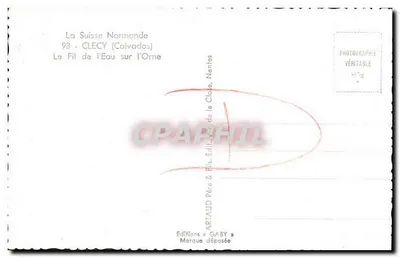 Le Fil de l'Eau na Ornie — Szwajcara Normandzka — Wydawnictwa Gaby, ClecY — Rewers
