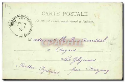 Clécy - Moulin du Vey - Traseiro — Mme Ed. Madeline, Condé-sur-Noireau, número de série não visível — Verso