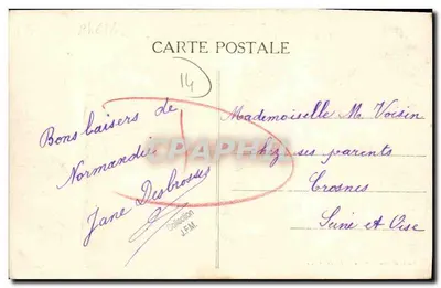 Clécy (Calvados) — L'Ecluse i Młyn Vey — Édite Brrière, Cliché Maillaut, Caen — Rewers
