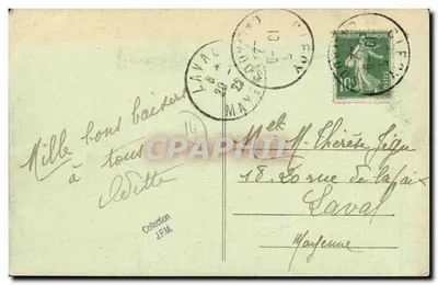 Clécy — La Iglesia — Lib. R. David — Reverso
