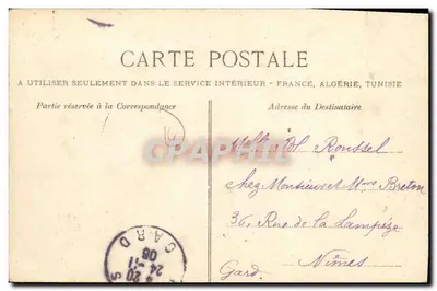 Clécy — El Hotel de los Viajeros — La Normandía - C.P.A. — Reverso