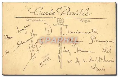 Courseulles-sur-Mer — Restaurante do parque das ostras — LL. — Verso