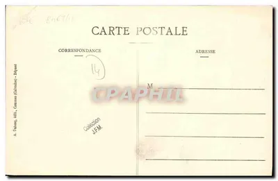 Parco delle Ostriche della Maison HÉROULT Jeune — Courselles-sur-Mer (Calvados) — A. D. — Verso