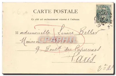 Zamek — Courcoulles-Sur-Mer — E. David, wydawca, nr 15463 — Rewers