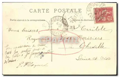 Courseulles-sur-Mer — Zamek — Lecordier, wydawca, nr 3 — Rewers