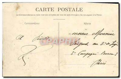 O Ponte de Flaye e o Velho Moinho — CONDÉ-SUR-SEULLES — Coleção R. D. — Verso