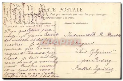 L'Orne op de brug van La Serverye — Omgeving van Condé-sur-Noireau — onbekende uitgever, nr. 35 — Achterkant