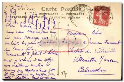 Zamek COMBRAY (Calvados) — Ogólny widok. — A.G. — Nr 76 — Rewers