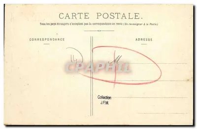 Castelo de Commes — Arredores de Bayeux — Coll. R.D. — Verso