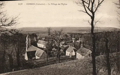 Commes (Calvados) — O Village da Igreja — A. Duboq, editor