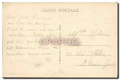 Commes (Calvados) — Os Rochos e as Falésias do Bouffay (lado Oeste) — A+D, n° 754 — Verso