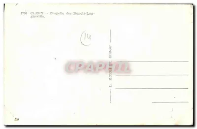 Capela dos Dunols-Lon-gueville — Clery — L. Morguet, Editor — Verso