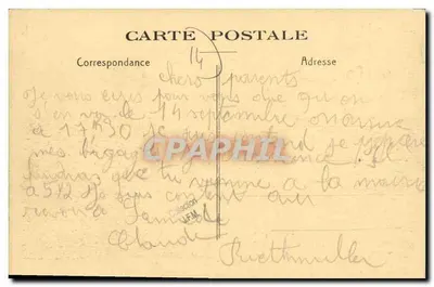 Colônia de Colleville-sur-Orne (Calvados) — No Estádio — Verso