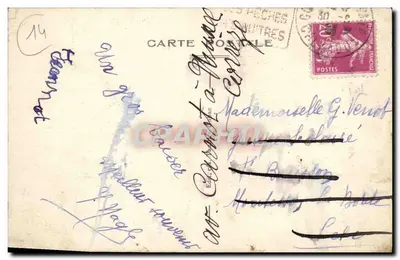Courseulles (Calvados) — A Praia — Verso
