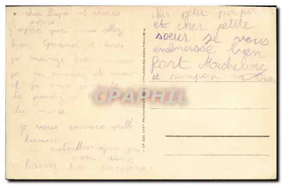 COURSEULLES — Vista geral da Praia e da Dique — LL 87 — Verso