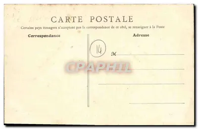 Goursenelles-sur-Mer — Most na Wyspie Plaisance — B. F., Paryż — Rewers