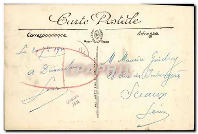 Courseulles-sur-Mer — A Seulles no Ponte de Graye — LL — Verso