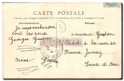 Coursacilles-sur-Mer — Het Flotteringsbassin — B.F., Parijs — Achterkant
