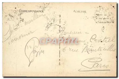 COURSEULLES-sur-MER (Calvados) - Wejście do portu w czasie półmroku ND — Rewers