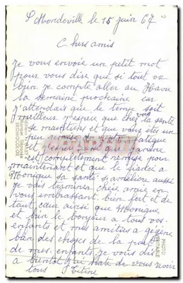 Courseulles-sur-Mer — Vue panoramique avec oyster, port, plage et digue — Éditions de la Marine — Verso