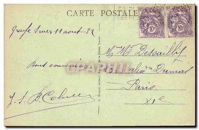 COURSEULLES sur-MER — Widok rzeki Seulles — Wydawnictwo Vivier-Chaplain nr 113 — Rewers