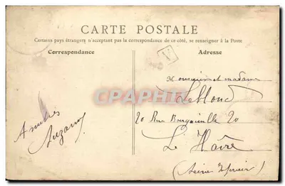 Courselle-sur-Mer — Il Colombiere — B.F. Paris n°14 — Verso