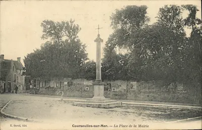 Courseulles-sur-Mer — A Praça da Prefeitura