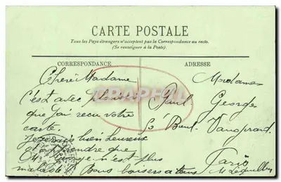 COURSEULLES — Les Bords de la Seulles à la Percherie — LL. — n°57 — Rewers