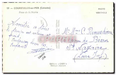 Courseulles-sur-Mer — Plac Miejski — Wydawnictwo Gaby — Rewers