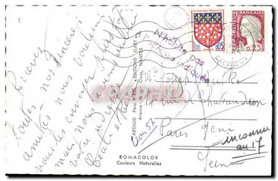Creully — O Castelo, a Igreja, o Hotel Saint-Martin — Edições Artaud, Nantes — Verso
