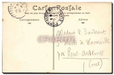 Creully — Um Domingo de Louerie — editor não identificado, número de série 178 — Verso