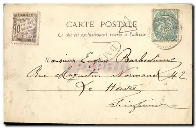 Crèveceœur-en-Auge (Calvados) — Estrada de Lisieux — J. Fillion, fot. edit. Lisieux — Verso