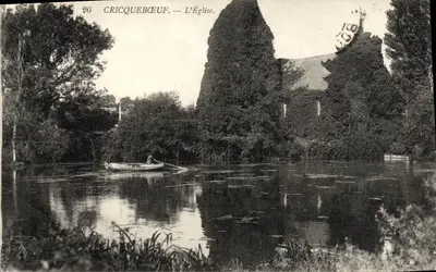 Cricquebœuf — A Igreja — CL. A. Berga