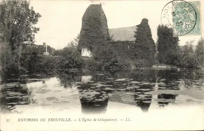 Arredores de Trouville — A Igreja de Cricquebœuf — LL