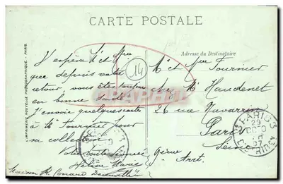 Arredores de Trouville — A Igreja de Cricquebœuf — LL — Verso