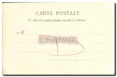 Fronton kościoła Notre-Dame-de-Douvres-la-Délivrande — Okolice Caen — C.P.A. Paryż — Rewers