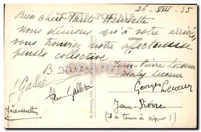 La Délivrande — La Basilica — L'Abside — A+D 262 — Verso