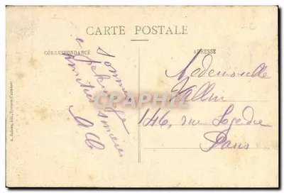 Pod stopami N.-D. Délivrande — wydawca A. Dubessi, wyd. (Carnac) — nr A+D - 264 bis — Rewers