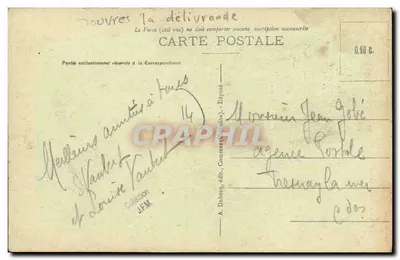 La Délivrande — A Processão — A. Duhoux, editor — Verso