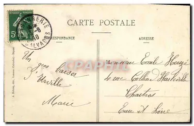 Portão Norte da Basílica - N.-D. de la Délivrande — A. Dihlberg edit., Calvados, n° 573 — Verso