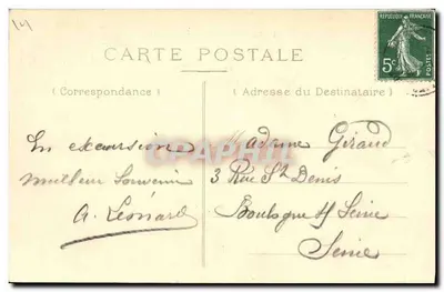 La Délivrande — Panorama — Éditeur non visible — Rewers