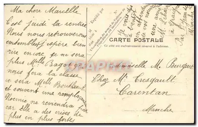 La Déliovrande — Klasztor Najświętszej Panny Wiary — V.P. Paris No. 7 — Rewers