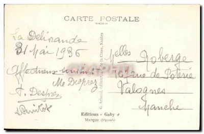La Delivrande (Calvados) — La Basilica — Saby — Verso