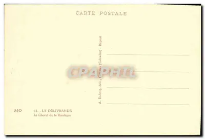 La Délivrande — Il Presbiterio della Basilica — A. Dubosq, editore, Commes (Calvados) — Verso