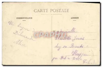 Notre-Dame de la Délivrande — Bazylika w Lille — H. Bonamy, wyd., La Madeleine-le-Lille, nr 401 — Rewers