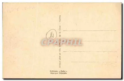 La Délivrande (Calvados) — A Basílica — Altura das flechas: 53 metros — SABY — Verso