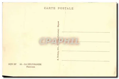 La Délivrande — Panorama — A. Duborg, editor — Verso