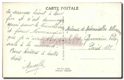 Dives (Calvados) — A Igreja — Saby — Verso