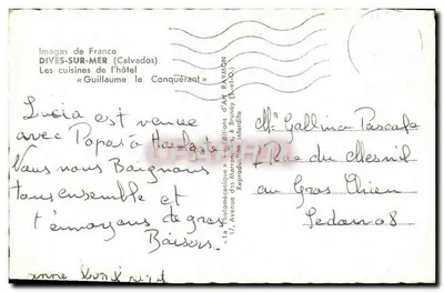 Gospoda Guillaume z Conquérant — Dives-sur-Mer — Wydawnictwo Art Raymon — Rewers
