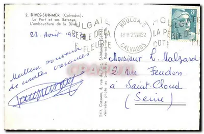 Dives-sur-Mer — Port i jego statki — Wydawca St-Mande — Rewers
